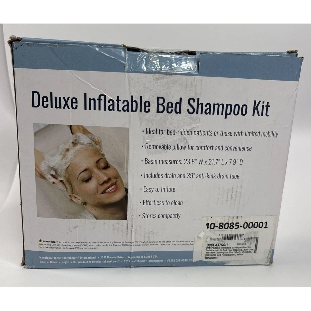 Deluxe Inflatable Bed Shampoo Kit‎ Open Box